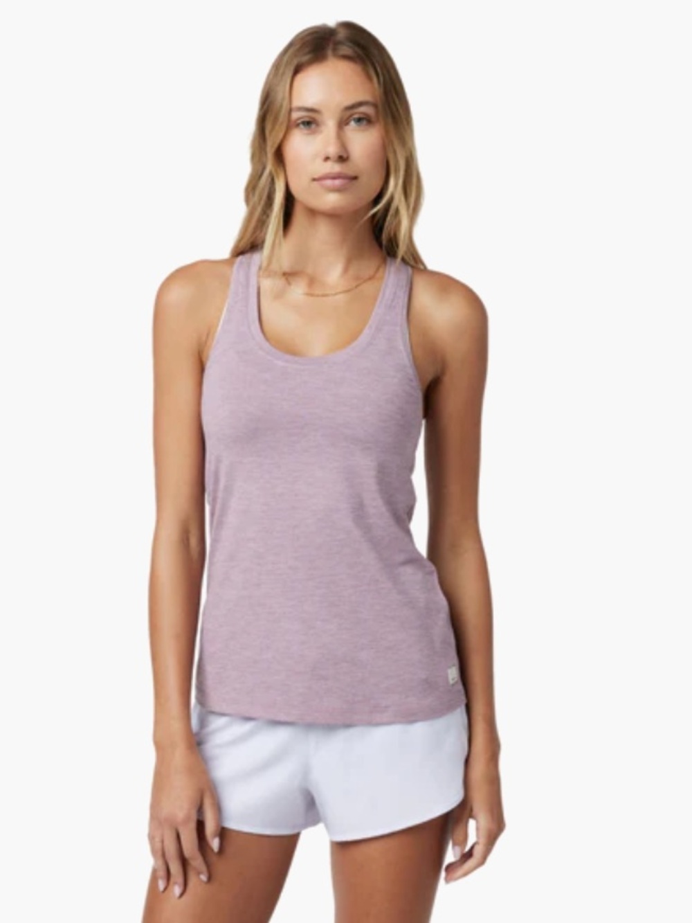 Vuori Lux Performance Tank in Lilac Heather